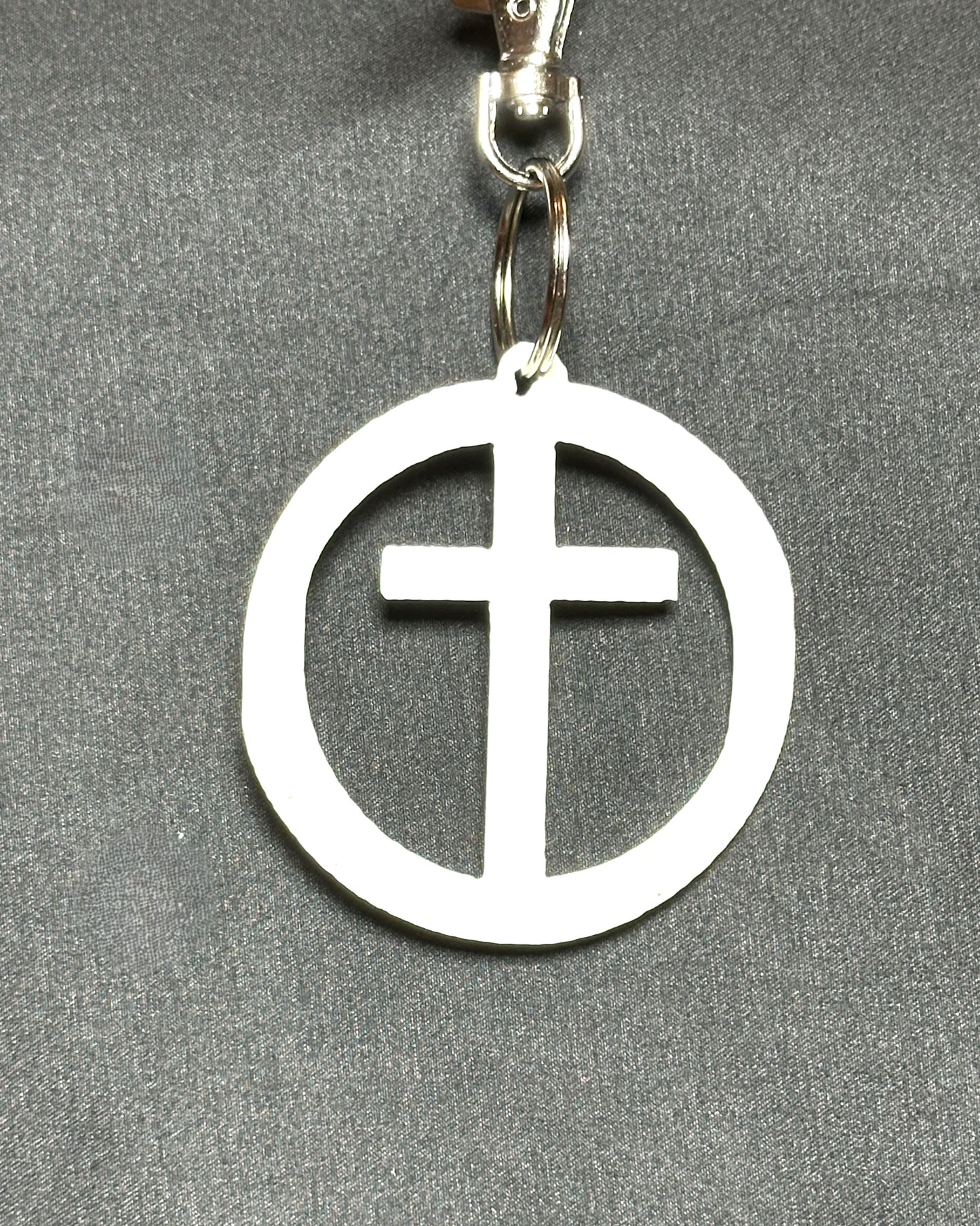 Faith Cross Keychain
