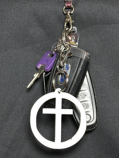 Faith Cross Keychain